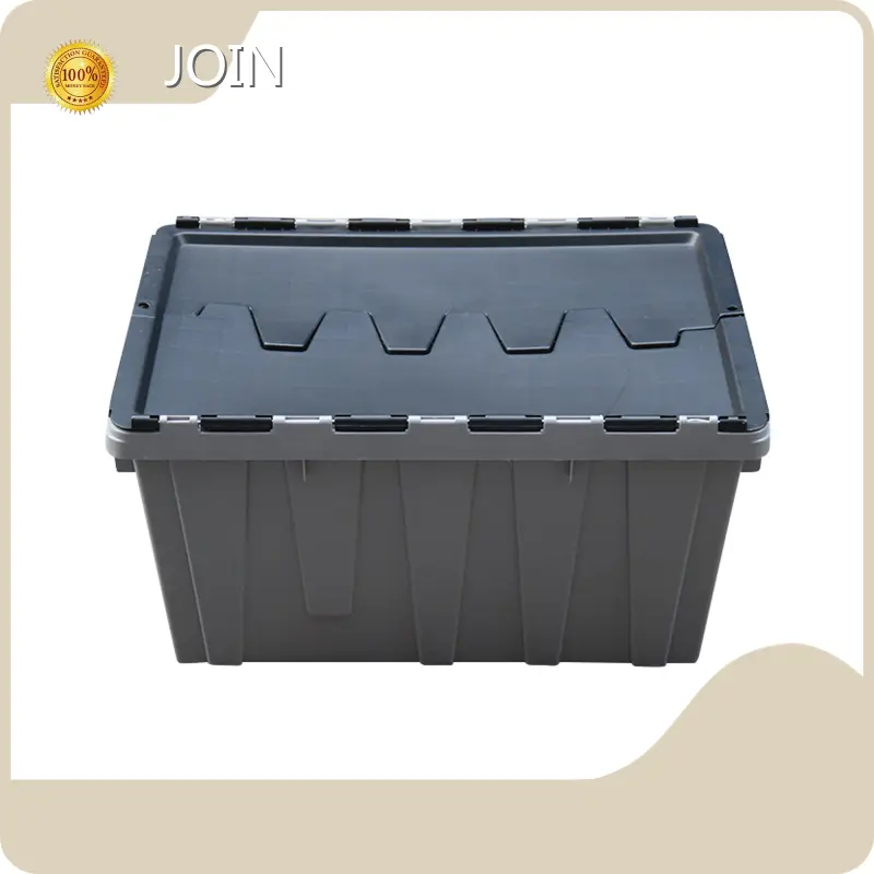 Plastic Storage Bins with Attached Lids JOIN Brand-2 1