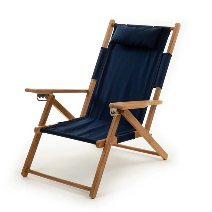 Chaise de plage en bois classique et confortable pour une relaxation ultime XH-T025 1