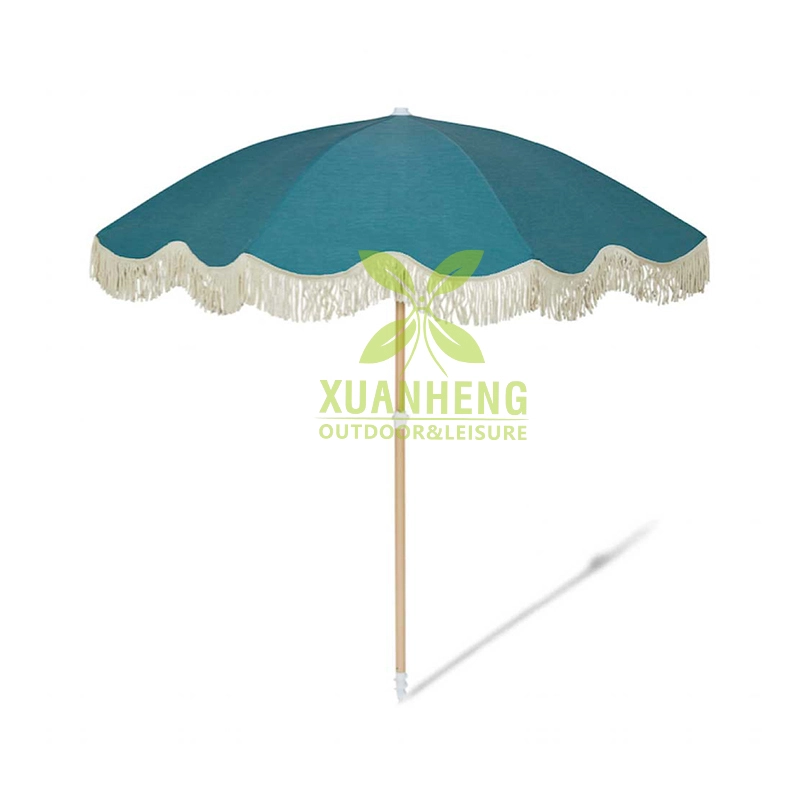 Compact and Stylish Foldable Beach Umbrella - Stay Cool and Protected with Wide Canopy Design - XH-U009 1