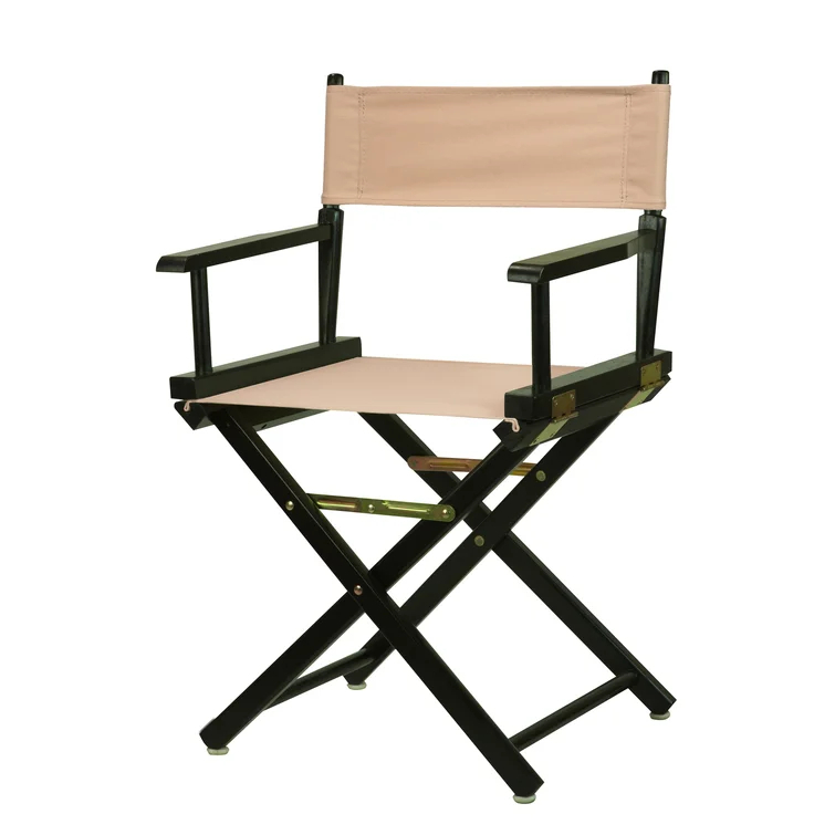 Ultimate Comfort & Longevidad: Silla de director plegable de madera con reposabrazos y cojín reemplazable - XH-D029 1