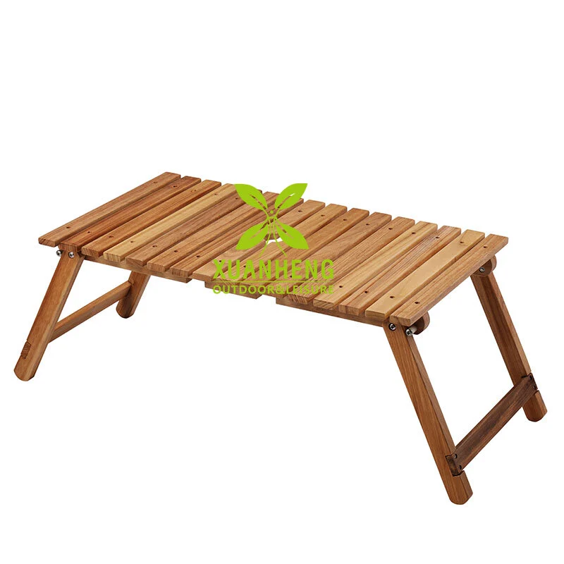 Mesa de piquenique dobrável portátil com orifício para guarda-chuva - Externa & Interna, fácil de transportar XH-P002 1