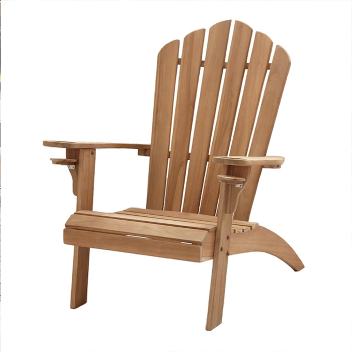 OEM 屋外 Adirondack 裏庭木製ラウンジチェア XH-G 用折りたたみデッキチェア007 1