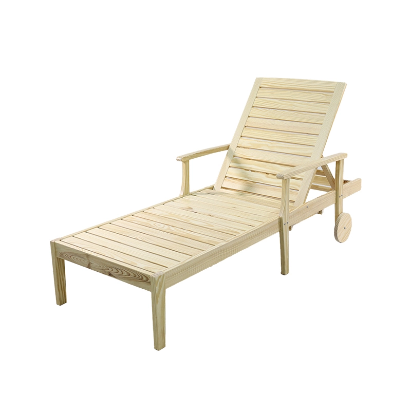 Folding Wooden Swimming Pool Lounge Chairs with Arm XH-T038 1