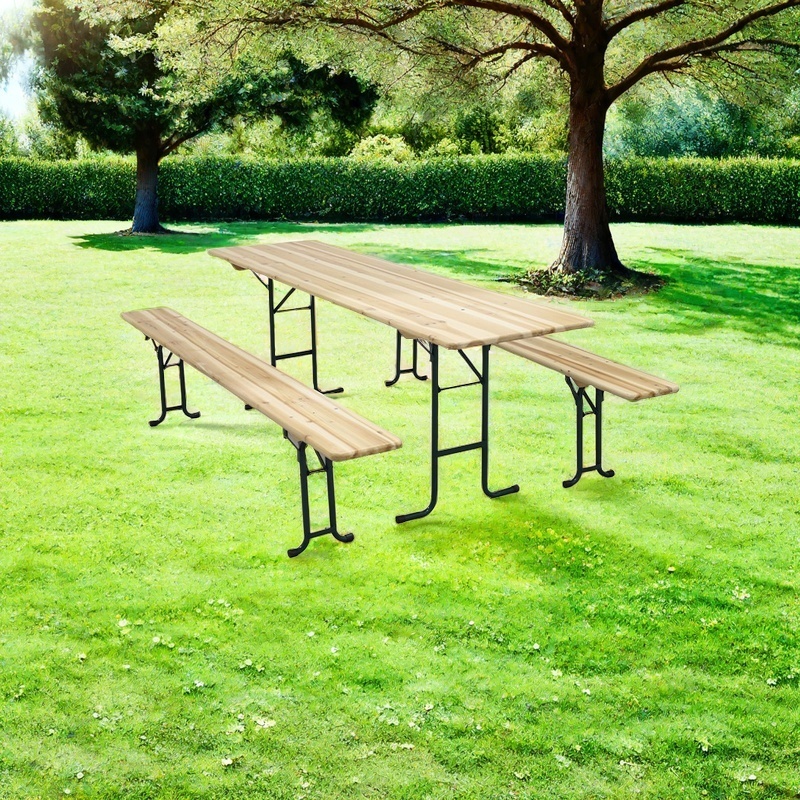 ベンチ付きピクニックテーブル (picnic table with benches) Amazon｜Maarch 折りたたみ式ピクニックテーブル ベンチ付き ホワイト