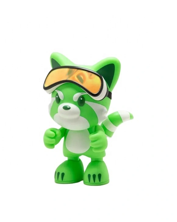 Customizable Limited Edition Urban Vinyl Art Toys - Green Collectible Low Quantity 1