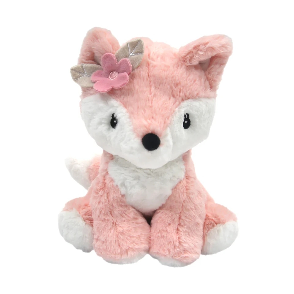 Hot-selling Custom Pink Fox Plush Toy Cute Animal Stuffed Toy with Packaging Manufacturer for Gift 1