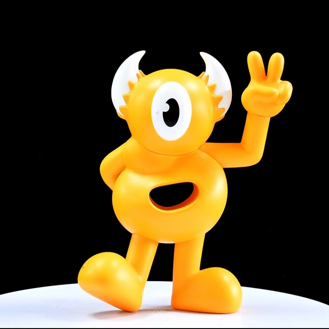 New Arrival Orange PVC Toy for Display 1