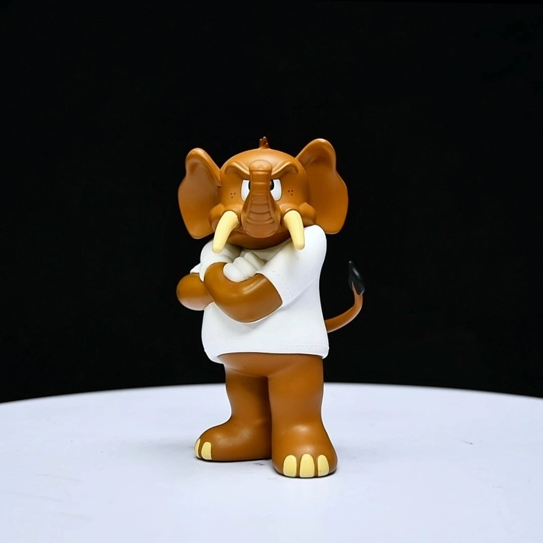 لعبة فيل مخصصة للبيع الساخن من مادة PVC أنيمي للمجموعة 1