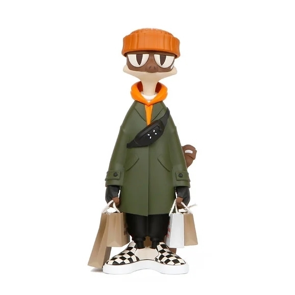 Estatuilla de resina de personaje de dibujos animados 3D personalizada para decoración del hogar