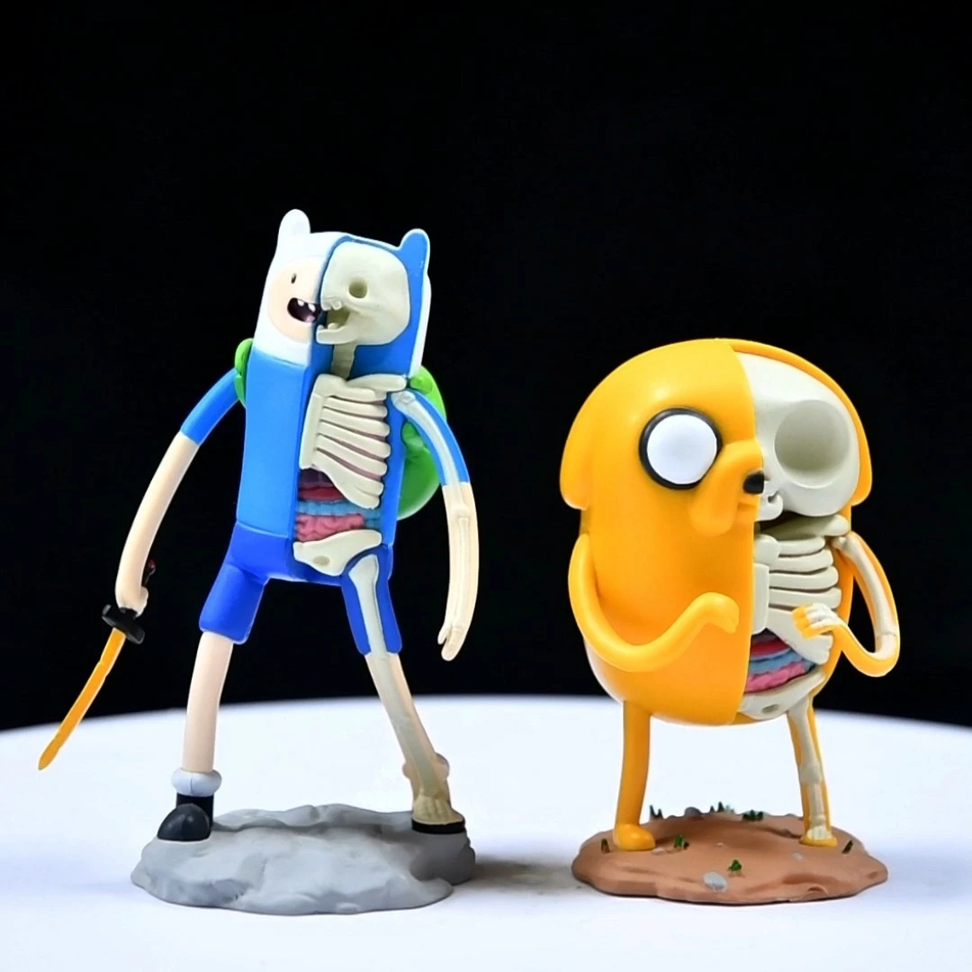 DM-VIN-COL-2026-003 & 004 XXRAY Jake e Finn Copertina video giocattolo in vinile artistico