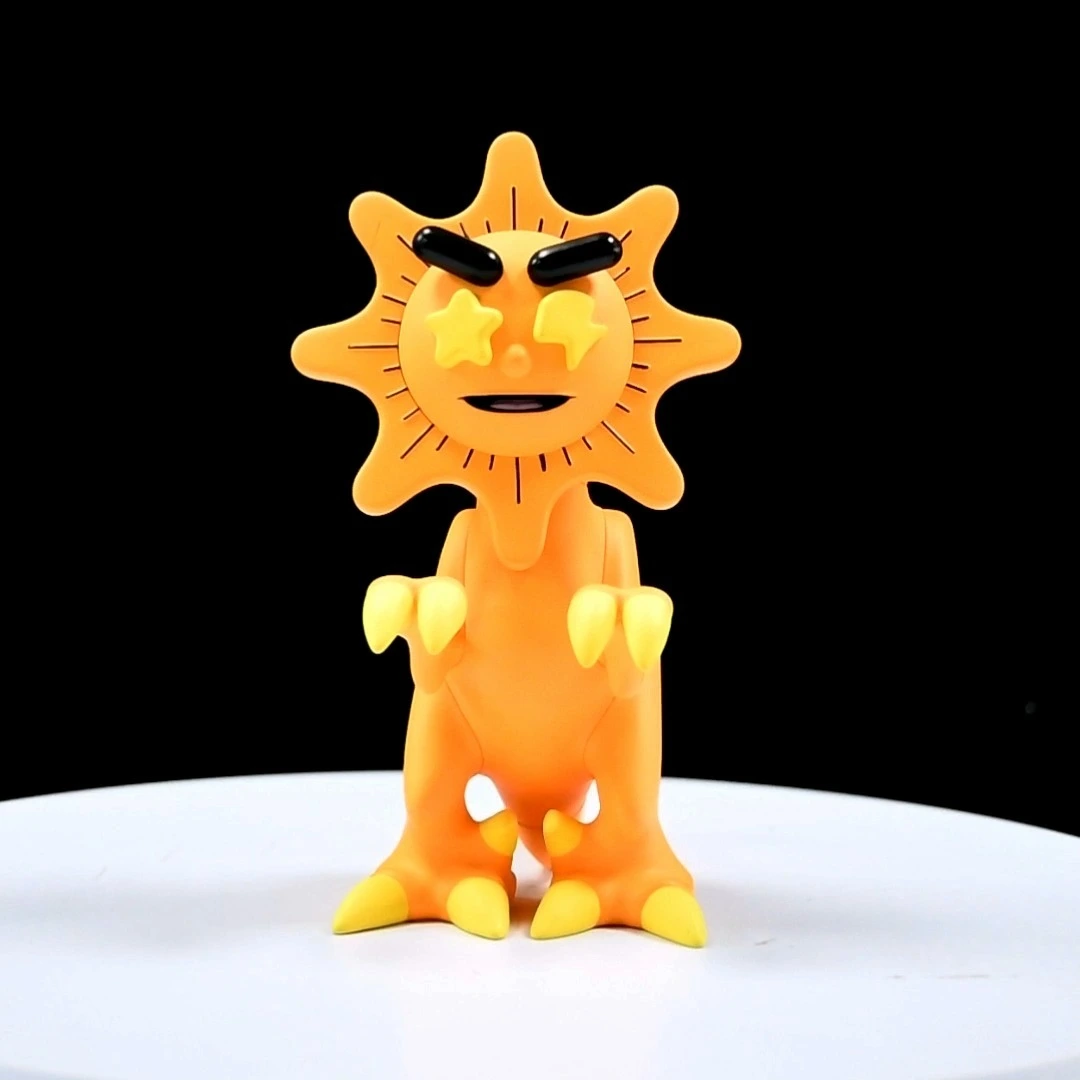 DM-PVC-ART-2026-003 GLO Dinosaur Sun Character PVC Art Toy Video Cover