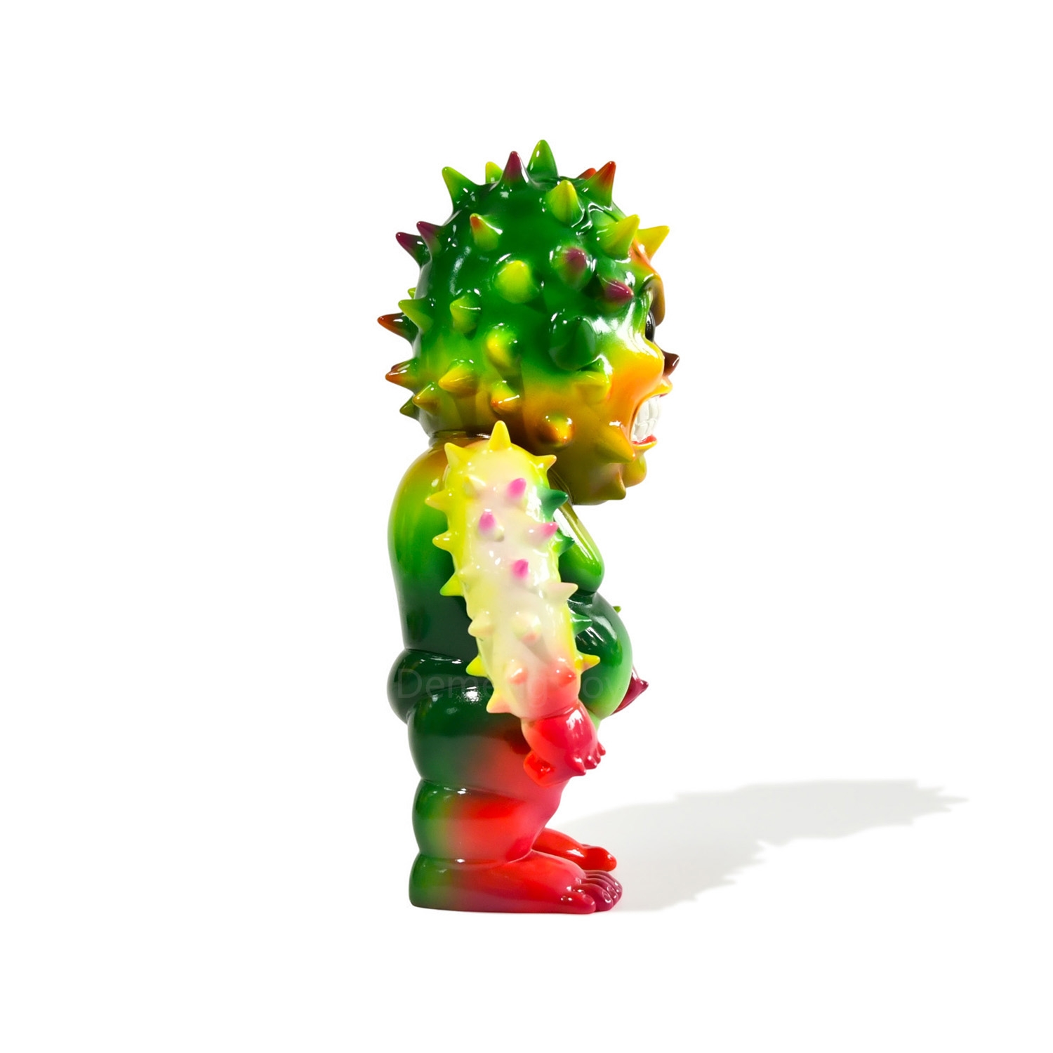 Custom Sofubi Monster Figure, Right Side View Vinyl Sofubi Figurine