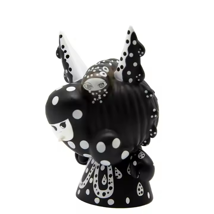 Designer PVC Art Toy, Side View Of Limited Edition Collectible Art Figurine