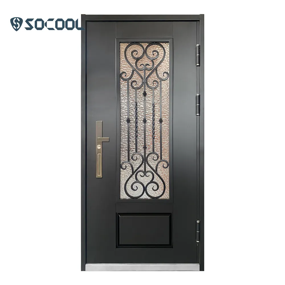 Custom Commercial Glass Front Door SOCOOL 6