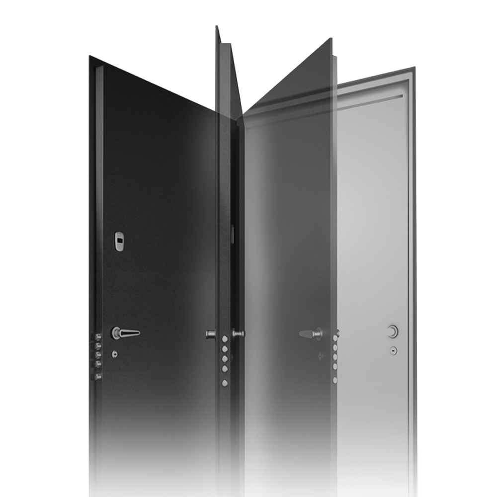 Heavy Duty Steel Pivot Entrance Door 6