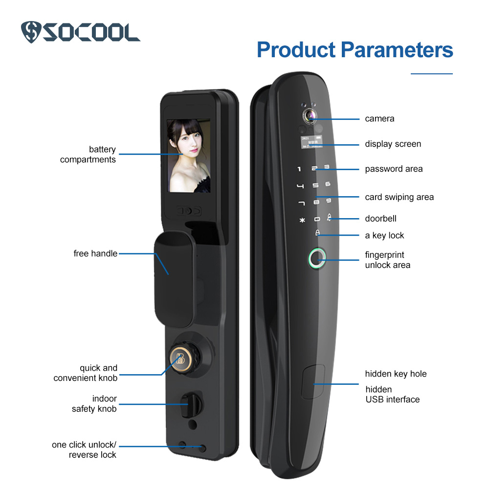 New Smart Lock App Control Password Unlock Home Door Use Smart Lock 3