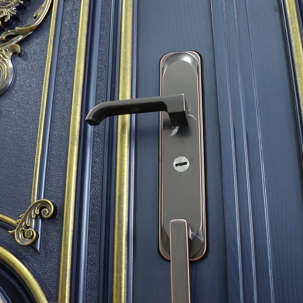 Aluminum Carved High-end Intricate Carving Design Entrance Door 4