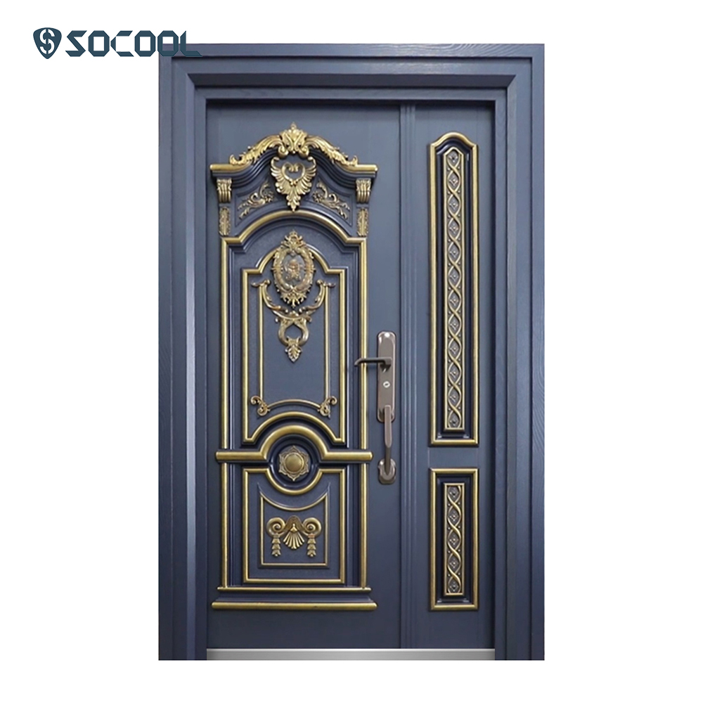 Aluminum Carved High-end Intricate Carving Design Entrance Door 1