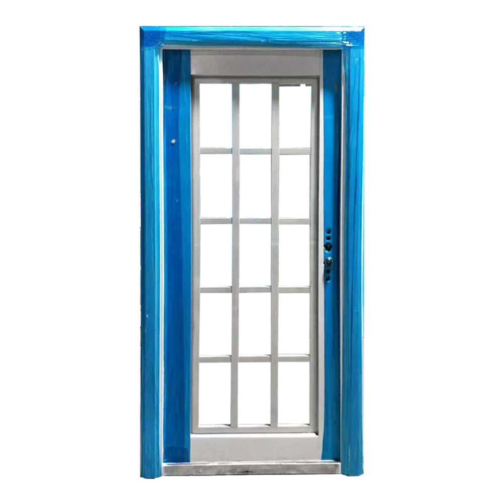 Customizable White Glass Entrance Door 3