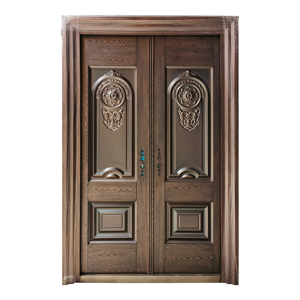 Steel Double Front Doors for Villa Luxury Gate 6