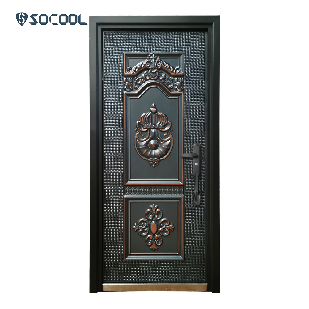 Steel Double Front Doors for Villa Luxury Gate 8