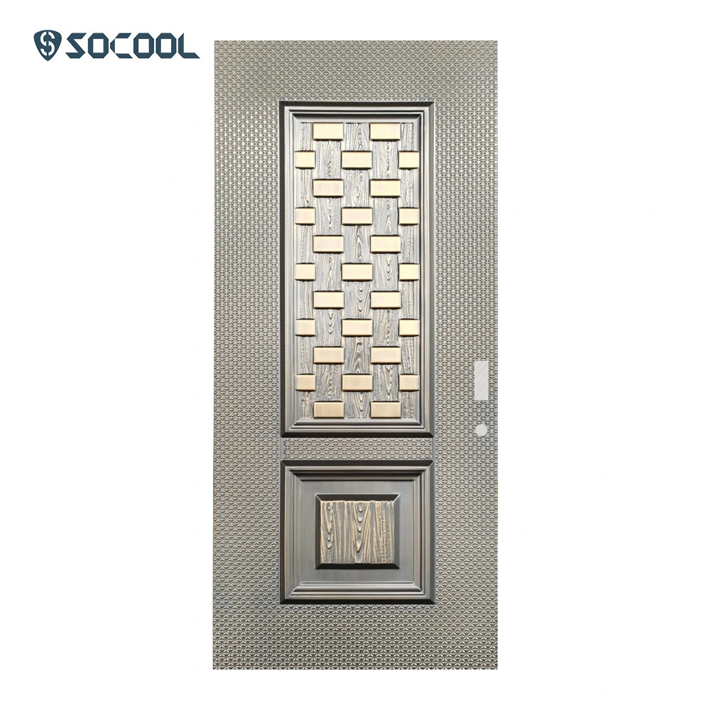 Socool elaborado con láminas de hierro de alta calidad. Revestimiento de puerta personalizable. 1