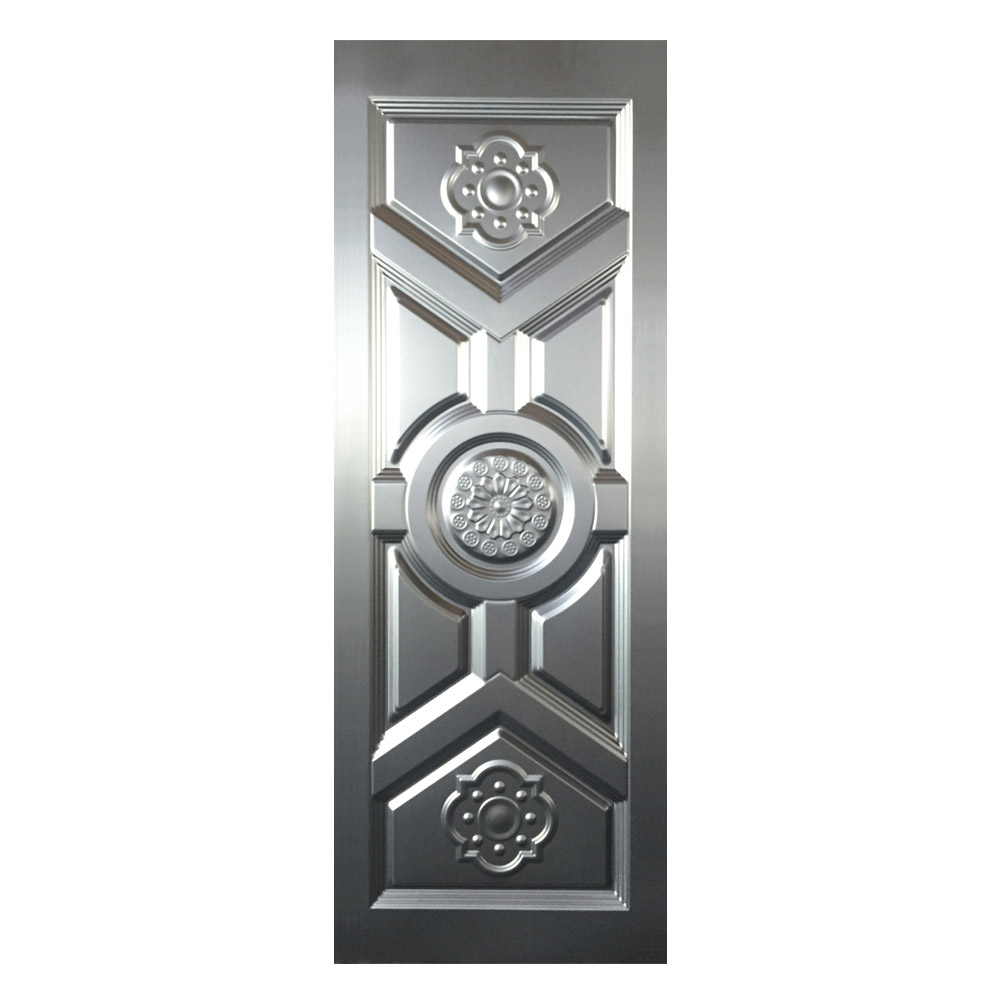 High-Quality Iron Sheet Modern Exterior Steel Door 4
