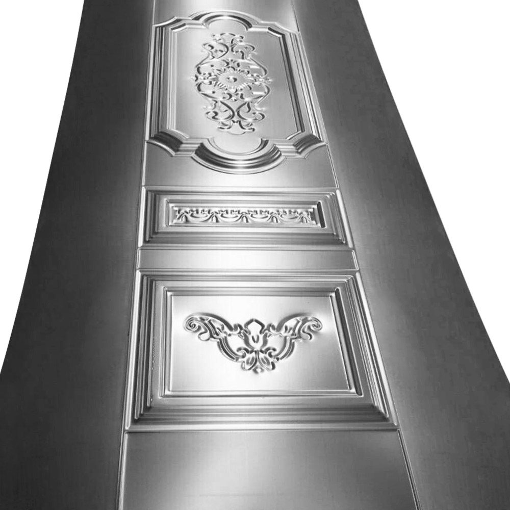 High-Quality Iron Sheet Modern Exterior Steel Door 6