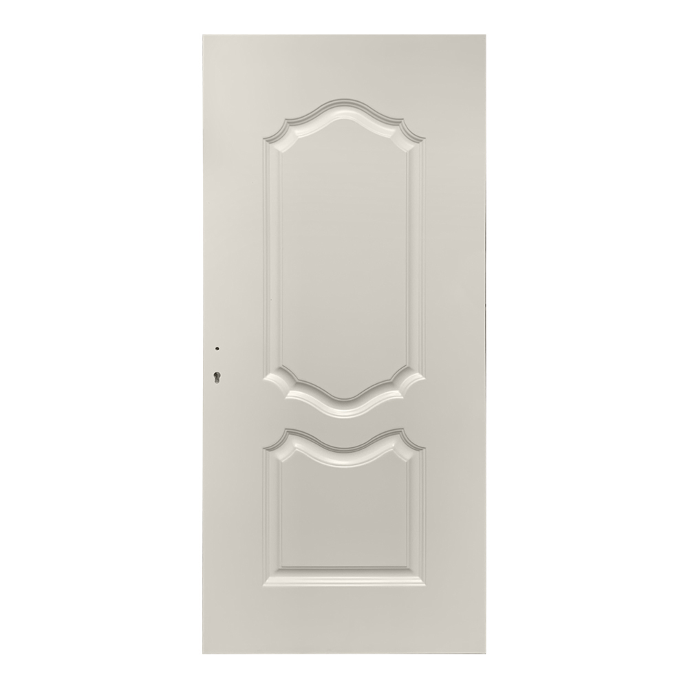 WPC Door Supplier Waterproof Interior WPC Door With Glass Insert 3
