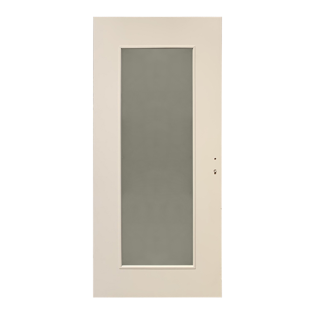WPC Door Supplier Waterproof Interior WPC Door With Glass Insert 6
