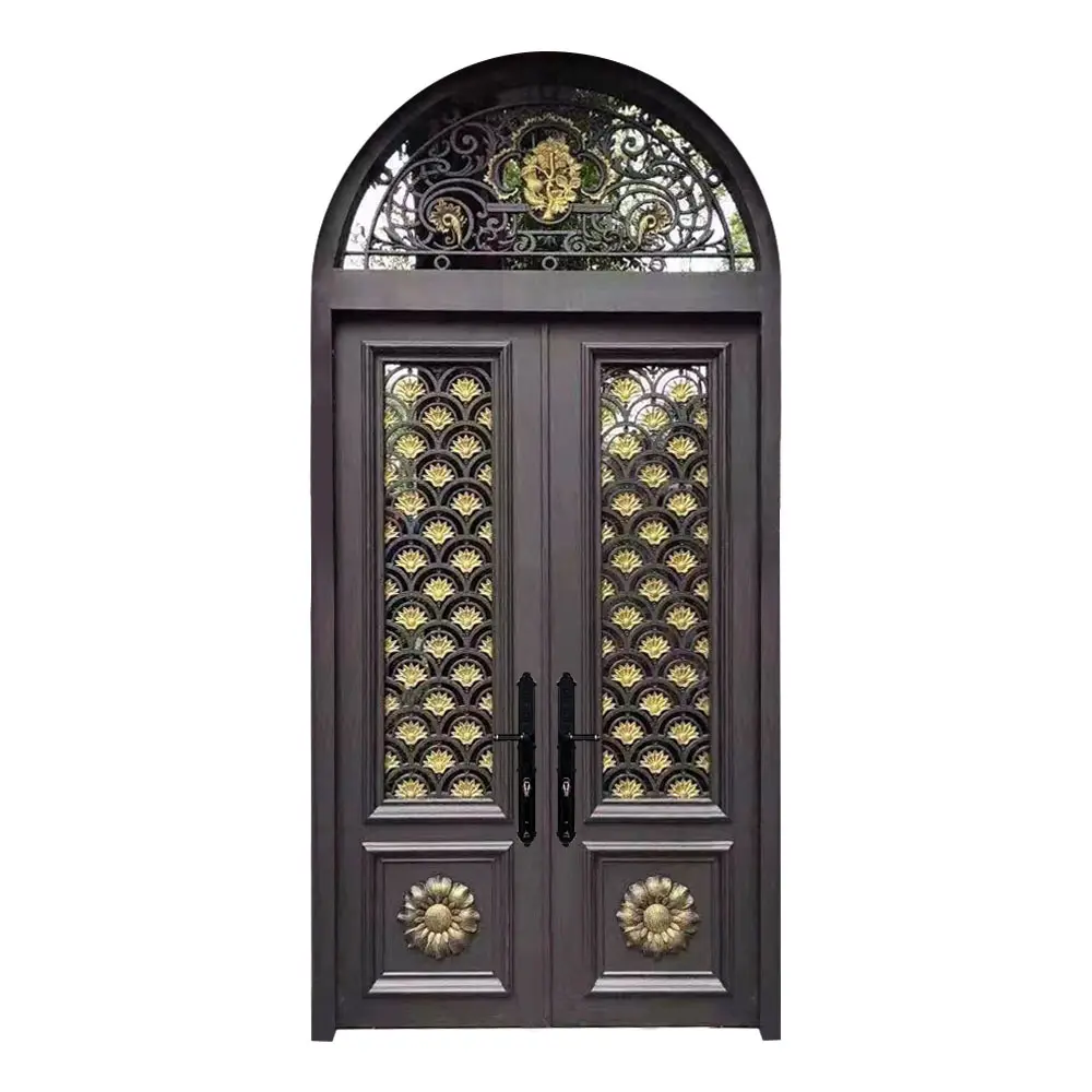 SOCOOL Steel Entry Doors with Glass 3
