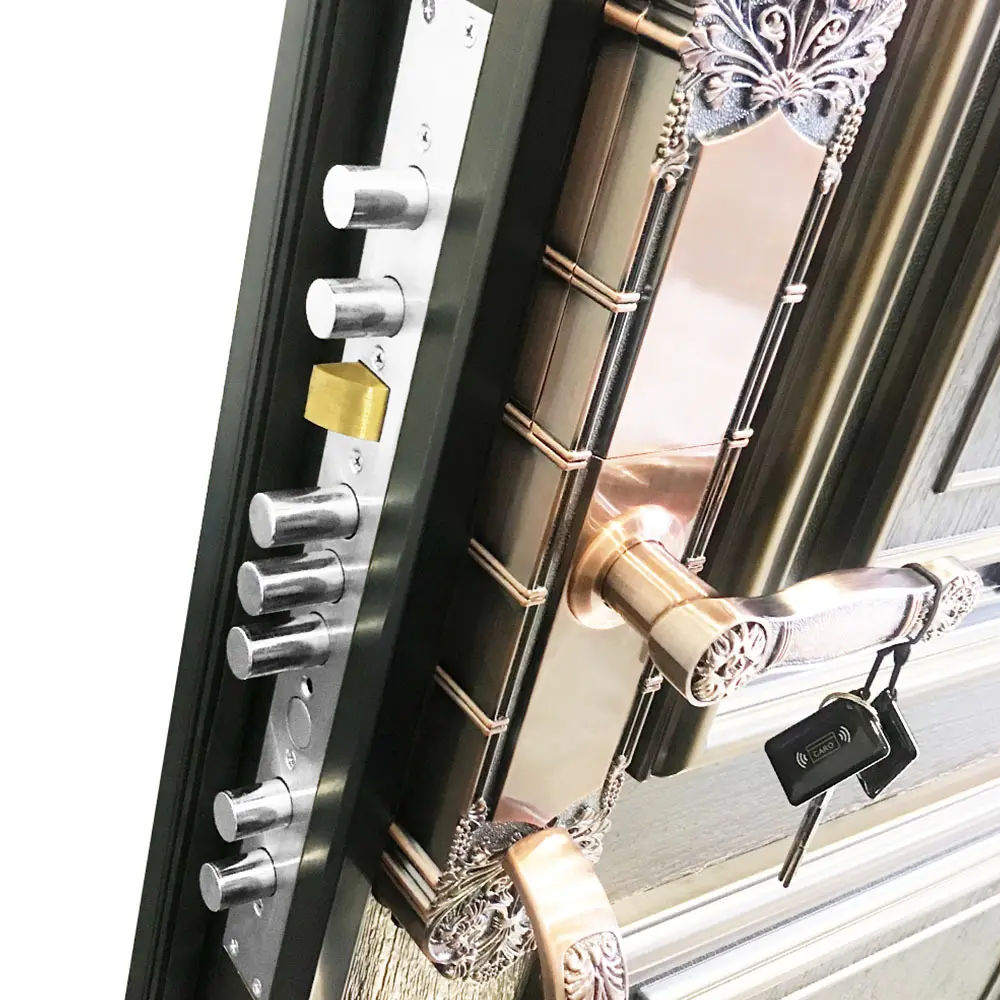 SOCOOL Steel Entry Doors with Glass 5