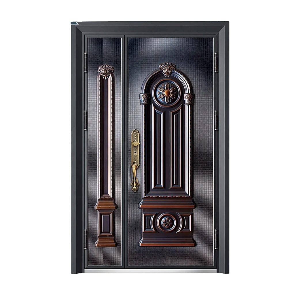 Fancy Exterior Security Doors Armor For Nigeria,Luxury Main Entrance Tank Bulletproof Security Steel Doors 2