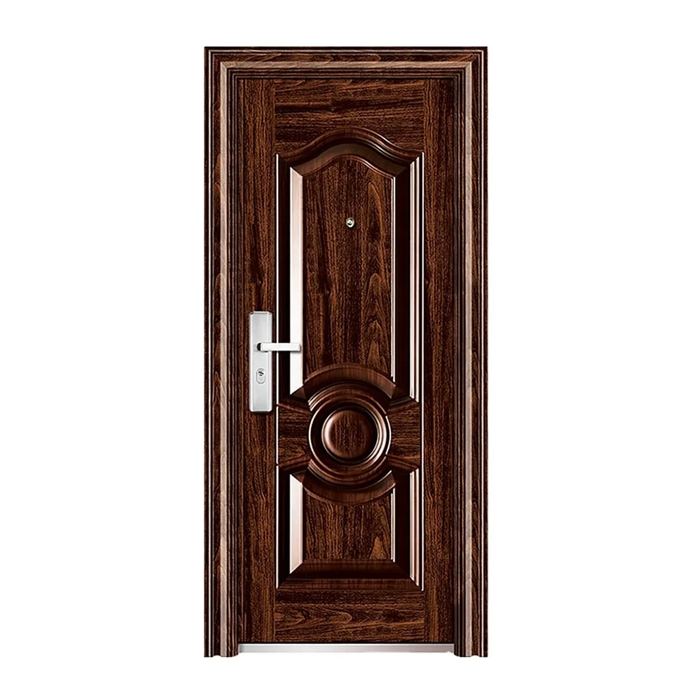 Wholesale Custom Color Size Anti Theft Steel Security Modern Exterior Steel Doors 1