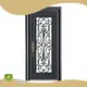 SOCOOL Brand Steel Front Doors with Glass Supplier 1