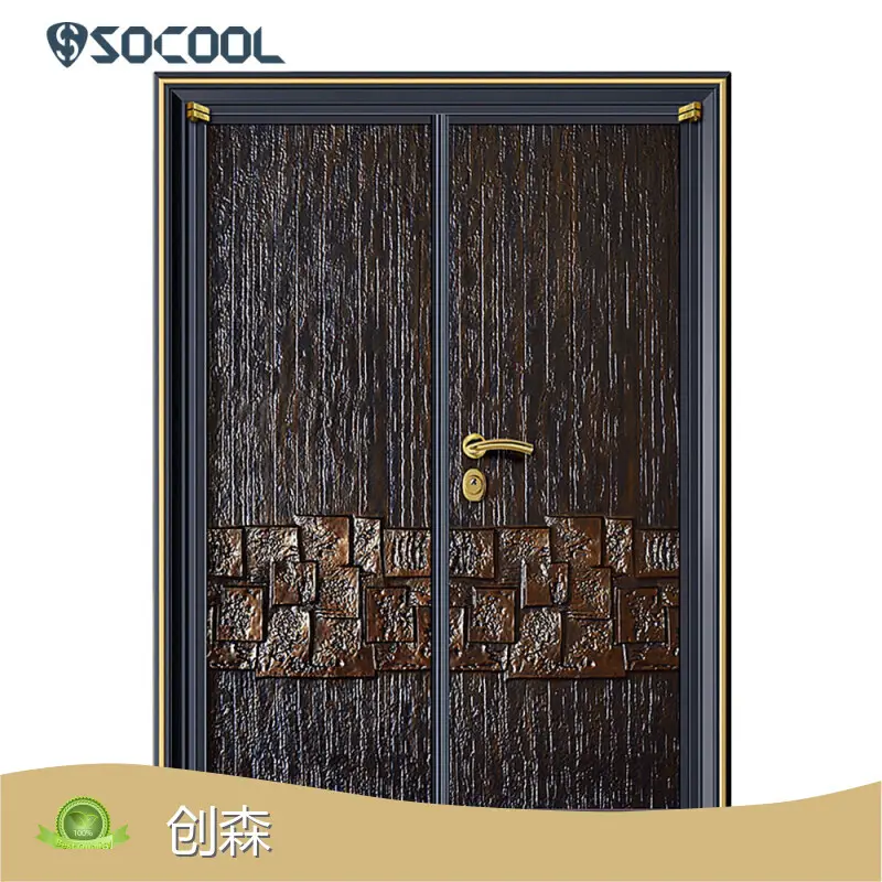 Hot Aluminium Exterior Doors 1 Year SOCOOL Brand 1