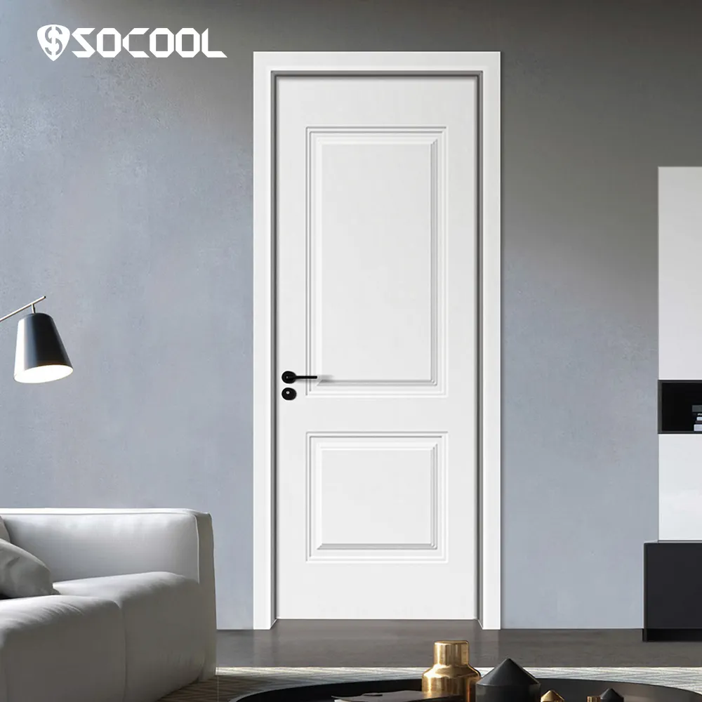 Solid Core Wood Interior Doors Waterproof by SOCOOL 2