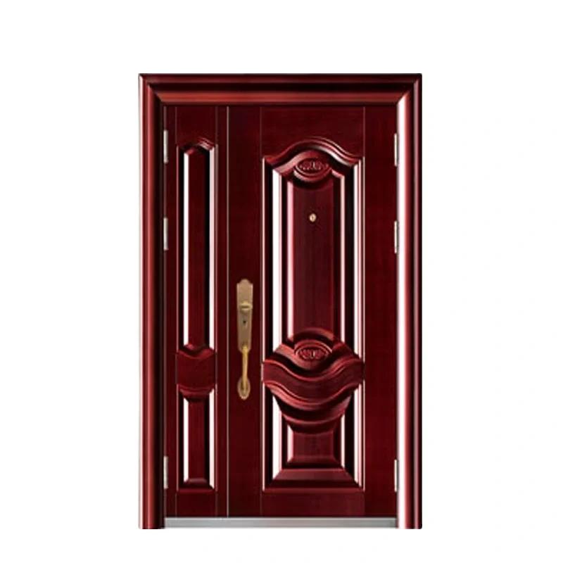 Puertas de acero exteriores de entrada de puerta de seguridad Socool para el hogar 1