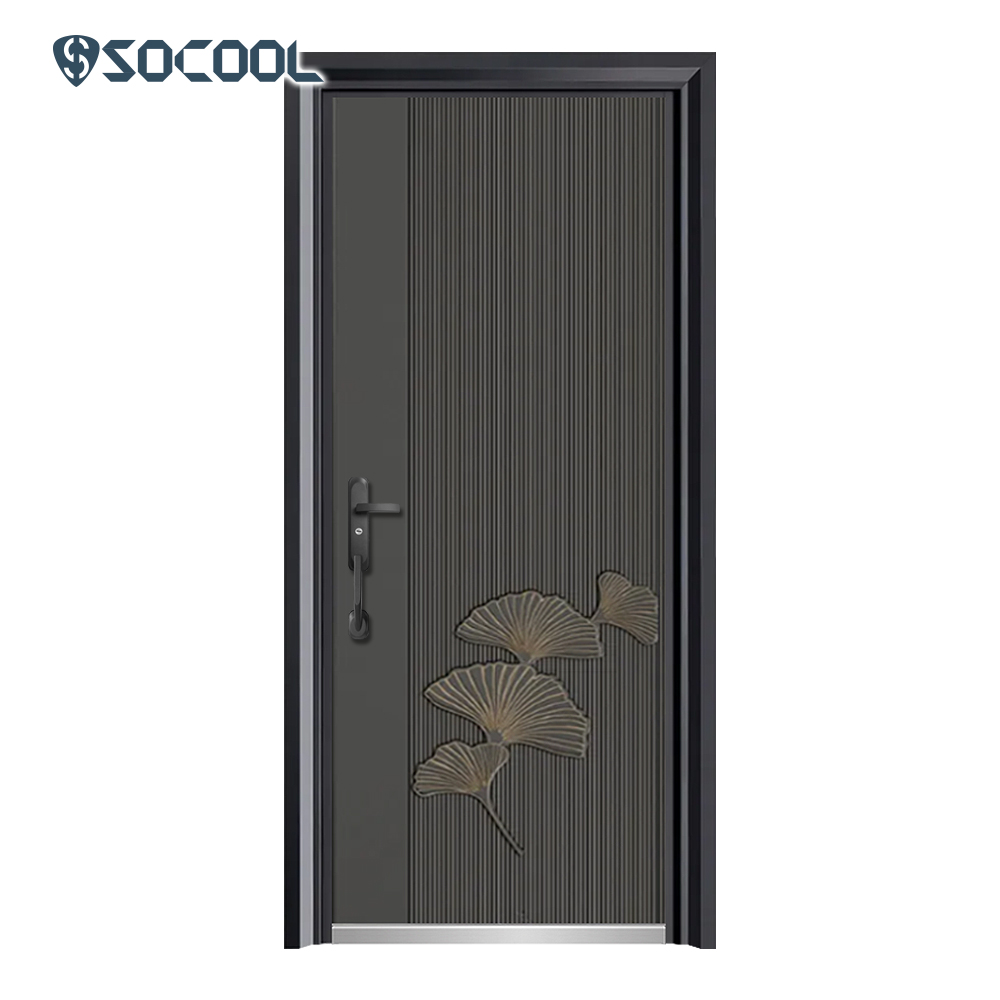 Socool Security Door Socool Modern Sound Proof Exterior Security Lock Main Metal Door 6