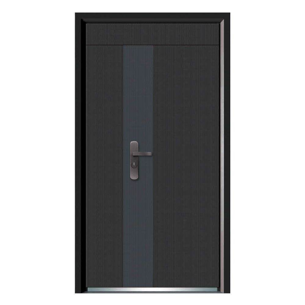 Socool Front Doors Soundproof Flat Safety Paneldoor Designs Steel Apartments Modern Main Security Doors 4