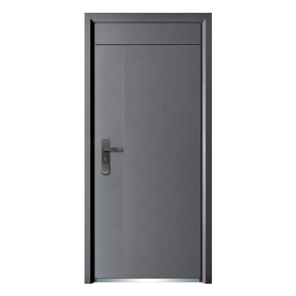 Socool Front Doors Soundproof Flat Safety Paneldoor Designs Steel Apartments Modern Main Security Doors 5