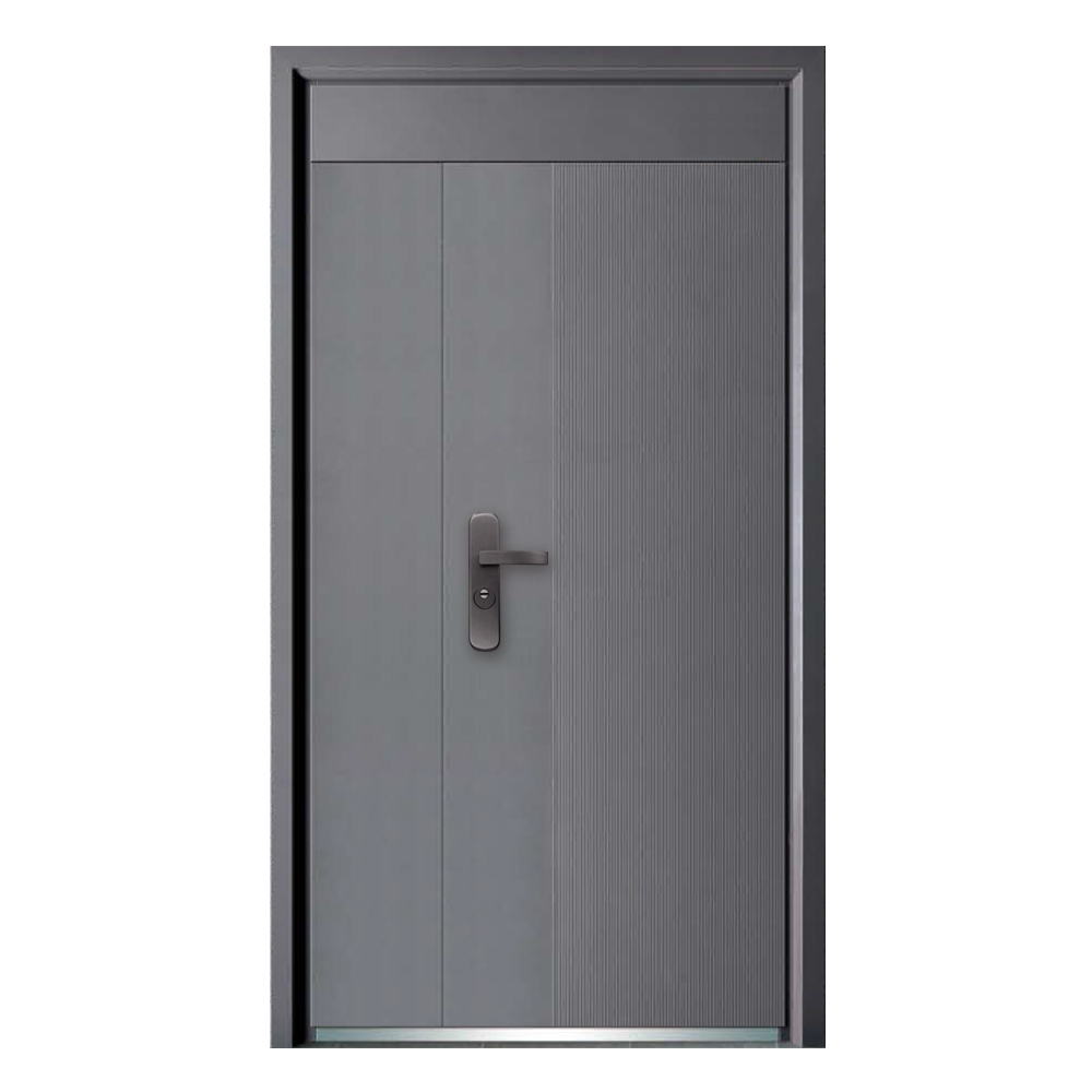 Socool Front Doors Soundproof Flat Safety Paneldoor Designs Steel Apartments Modern Main Security Doors 6
