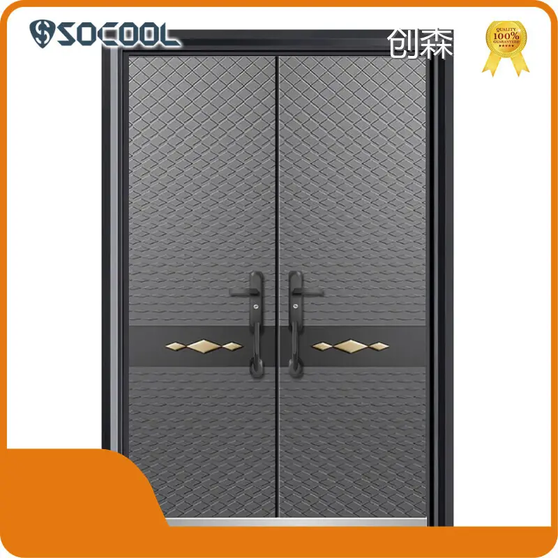 Metal Security Front Door - - SOCOOL 1