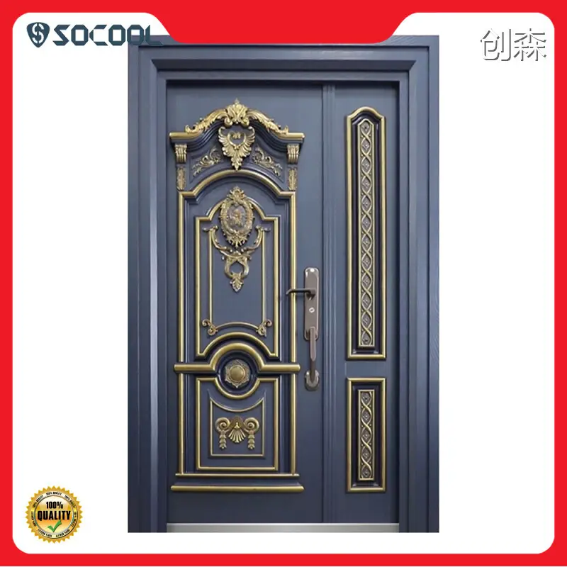 Latest Aluminum Double Front Doors Price 1