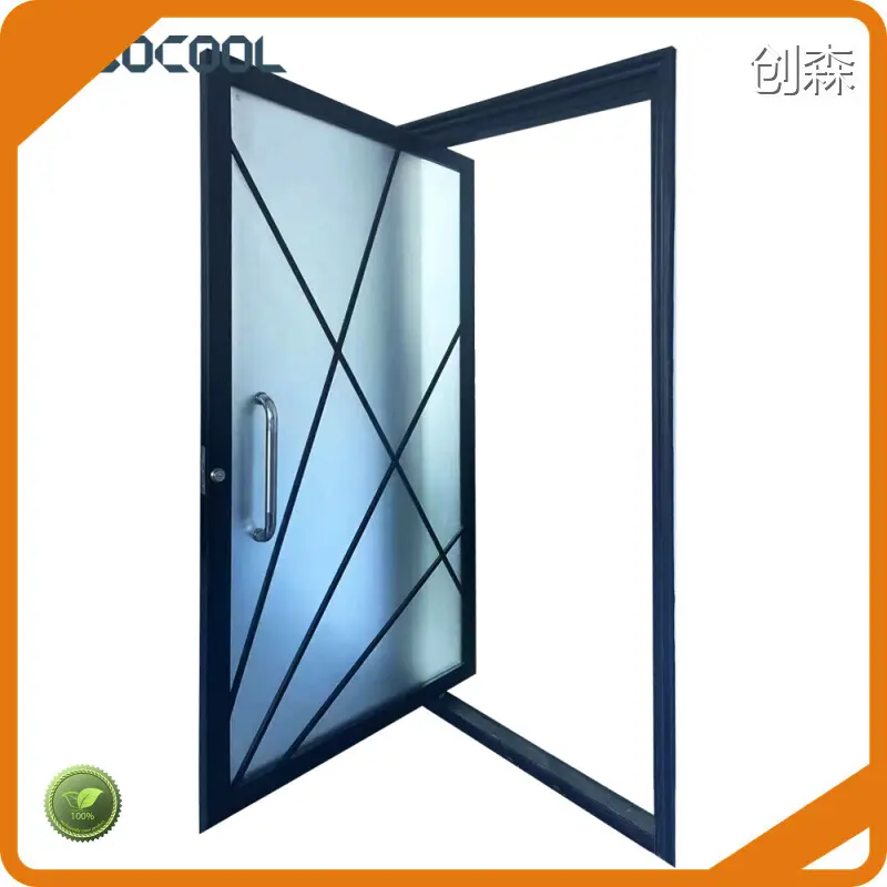 Entrance Doors with Glass - - SOCOOL-1 1