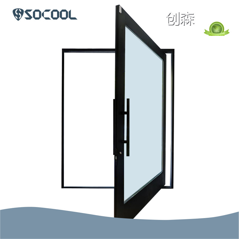 Contemporary Pivot Front Doors by SOCOOL 1