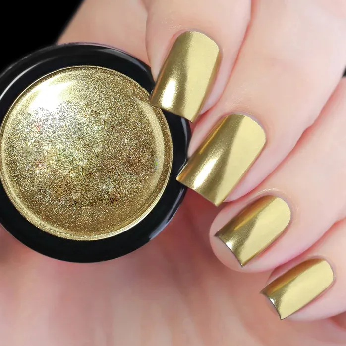 Glistening Elegance: Unveiling The Allure Of Holographic Chrome Powder 1