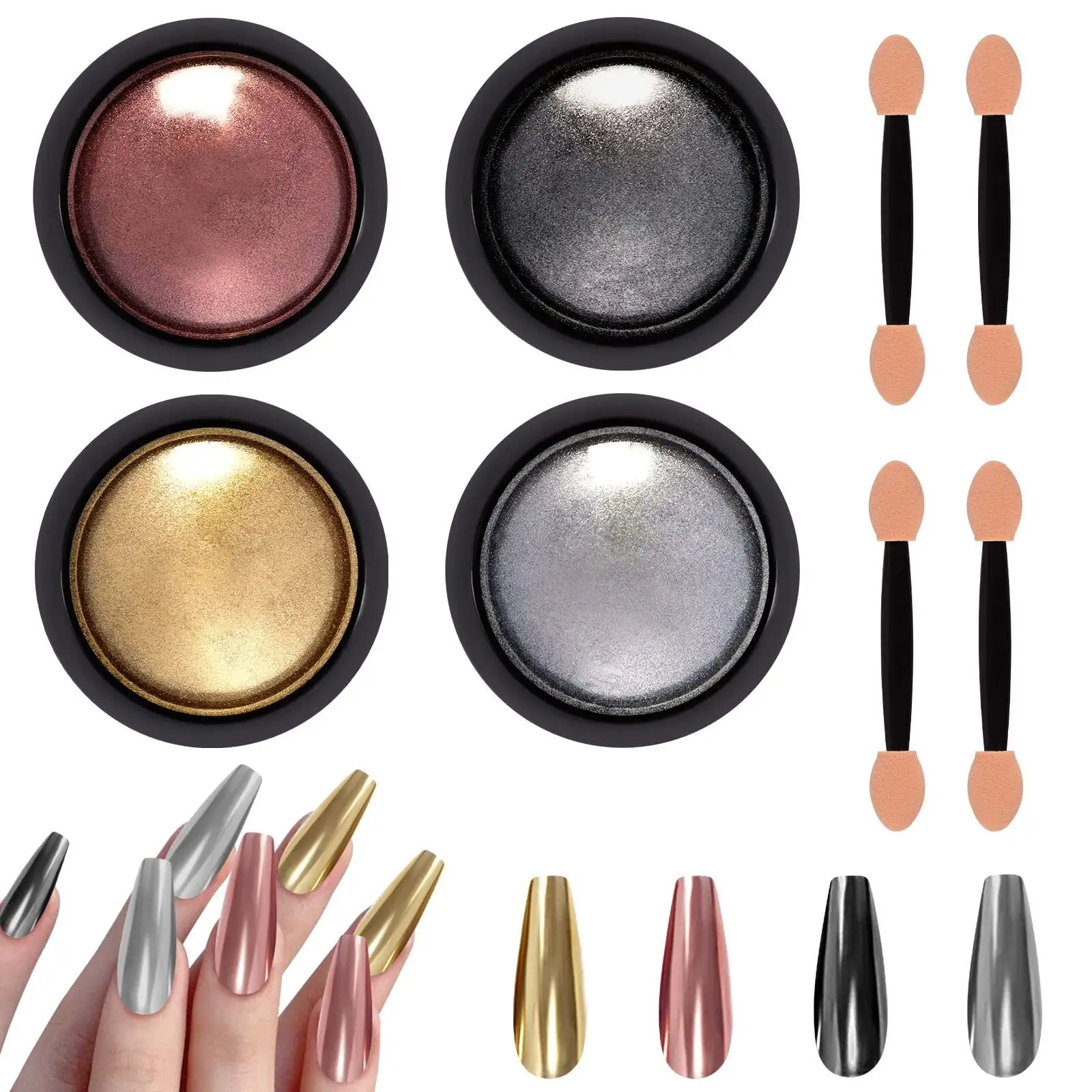 Best Gel Glitter Eyeshadow Gold Beautychain Brand 0.3g Net Weight 5
