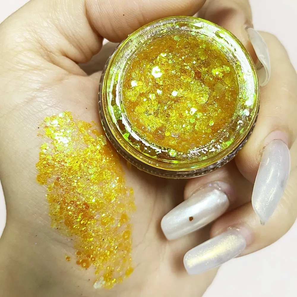 Azmee Brand Gel Glitter for Hair Manufacture Glitter+gel 2