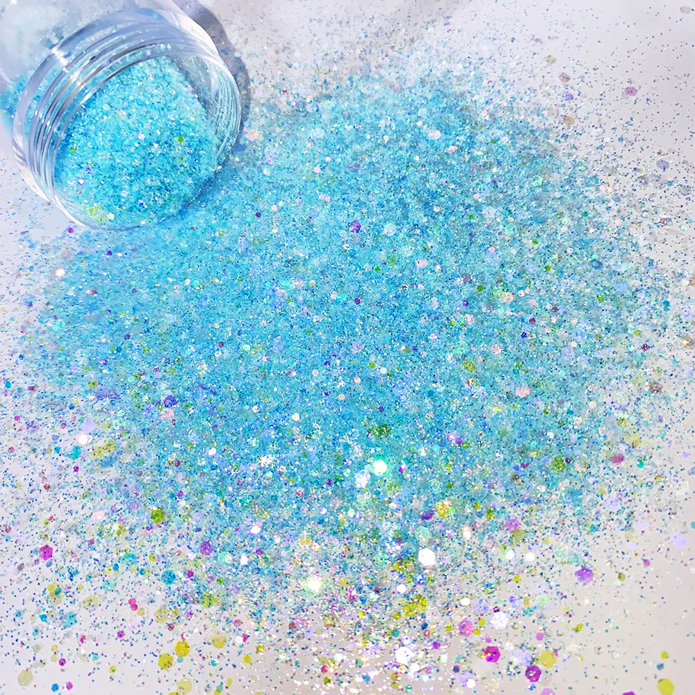 Nhà sản xuất long lanh Thương hiệu Beautychain Thực vật Cellulose Mùa hè 12 màu 10